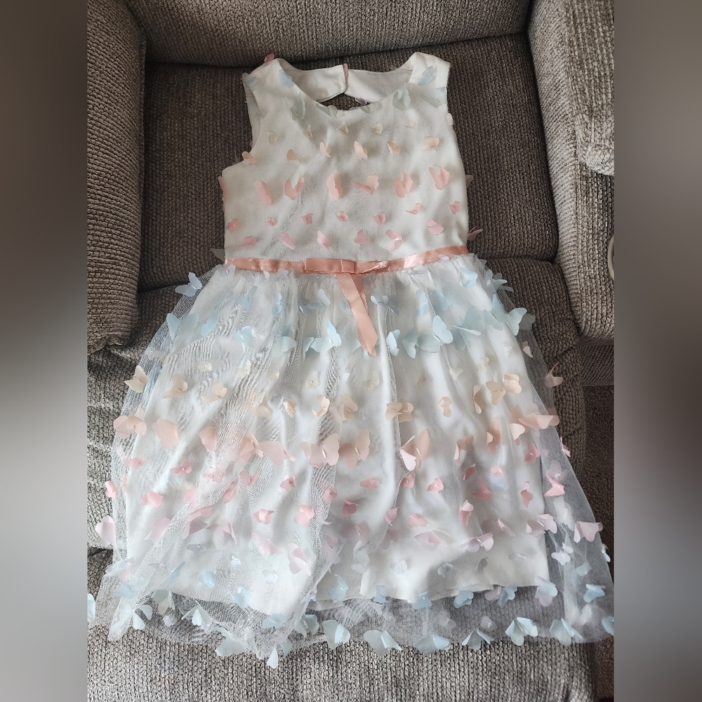 Charming Pastel Butterfly Dress